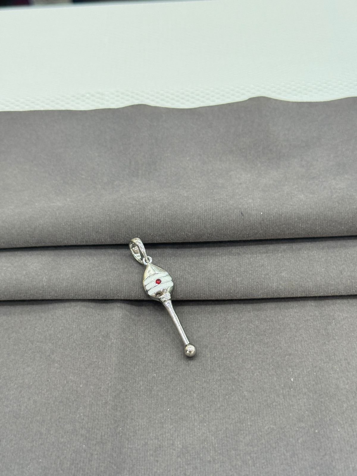 92.5 Sterling Silver Lord Karthikeyan Vel Pendant